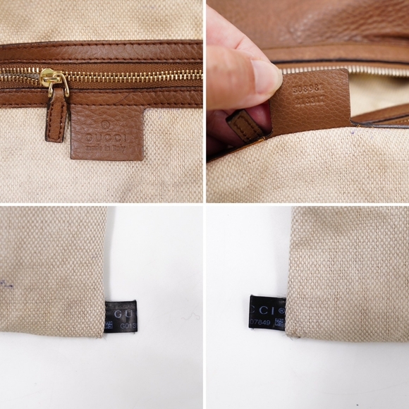 AX14❤️ GUCCI Cellarius Calfskin Soho Chain Hobo - Picture 11 of 13